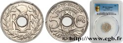 5 centimes Lindauer, petit module 1935 Paris F.122/18