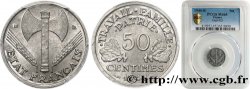 50 centimes Francisque, légère 1944 Beaumont-Le-Roger F.196/5