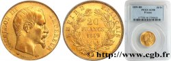 20 francs or Napoléon III, tête nue 1859 Strasbourg F.531/16