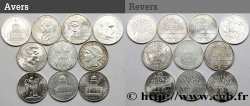 Lot de 10 pièces de 100 francs commémoratives - - F.-/