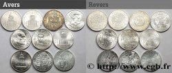 Lot de 10 pièces de 100 francs commémoratives - - F.-/