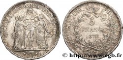 5 francs Hercule 1876 Paris F.334/17 SUP 