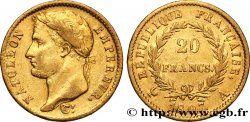 20 francs or Napoléon tête laurée, République française 1807 Paris F.515/1