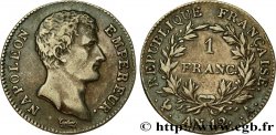 1 franc Napoléon Empereur, Calendrier révolutionnaire 1804 Paris F.201/1 TB+ 