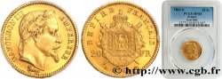 20 francs or Napoléon III, tête laurée 1861 Paris F.532/1