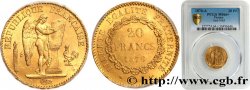 20 francs or Génie, IIIe République 1876 Paris F.533/4 SPL64 PCGS