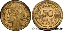 50 centimes Morlon, Fautée frappe hors virole 1941  F.192/18 var.