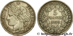 5 francs Cérès, IIe République 1850 Paris F.327/4