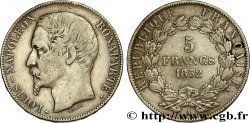 5 francs Louis-Napoléon, 2ème type 1852 Paris F.329/2 TB 