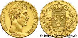 20 francs or Charles X 1825 Paris F.520/1 MBC48 