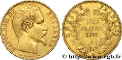 20 francs or Napoléon III, tête nue 1855 Strasbourg F.531/5