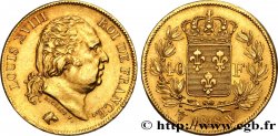 40 francs or Louis XVIII 1818 Lille F.542/8 SUP55 