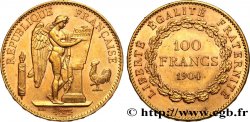 100 francs or Génie, tranche inscrite en relief Dieu protège la France 1904 Paris F.552/17