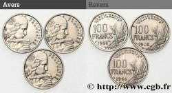Lot de trois pièces de 100 francs Cochet n.d.  F.450/8