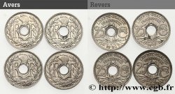 Lot de quatre pièces de 25 centimes Lindauer n.d.  F.170/4