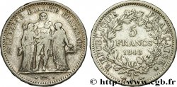 5 francs Hercule, IIe République 1848 Paris F.326/1