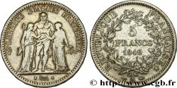 5 francs Hercule, IIe République 1849 Paris F.326/5