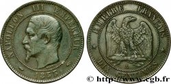 Dix centimes Napoléon III, tête nue 1853 Paris F.133/2 q.BB 