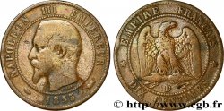 Dix centimes Napoléon III, tête nue 1855 Lyon F.133/25