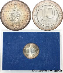 Brillant Universel argent 10 francs Millénaire Capétien 1987 Paris F5.1301  4