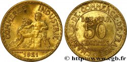 50 centimes Chambres de Commerce 1921 Paris F.191/3 SUP60 
