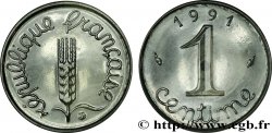 1 centime Épi, BU (Brillant Universel), frappe médaille 1991 Pessac F.106/49