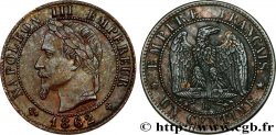 Un centime Napoléon III, tête laurée 1862 Strasbourg F.103/5