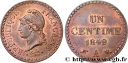Un centime Dupré, IIe République 1849 Paris F.101/2 SUP58 