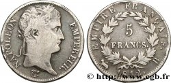 5 francs Napoléon Empereur, Empire français 1812 Rouen F.307/42