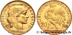 20 francs or Coq, Dieu protège la France 1902 Paris F.534/7 TTB50 