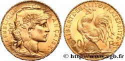 20 francs or Coq, Liberté Égalité Fraternité 1907 Paris F.535/1 EBC+ 