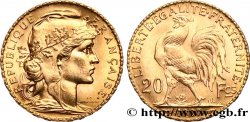 20 francs or Coq, Liberté Égalité Fraternité 1907 Paris F.535/1 SUP+ 