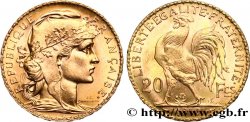 20 francs or Coq, Liberté Égalité Fraternité 1910 Paris F.535/4 MS 