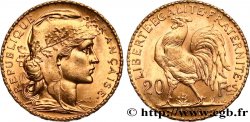 20 francs or Coq, Liberté Égalité Fraternité 1912 Paris F.535/6 MS 