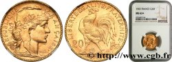 20 francs or Coq, Dieu protège la France 1903 Paris F.534/8