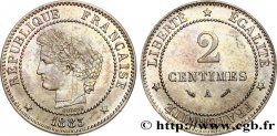 Épreuve de 2 centimes Cérès en maillechort 1883 Paris GEM.5 4