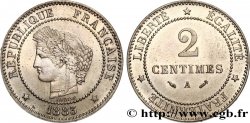 Épreuve de 2 centimes Cérès en maillechort 1883 Paris GEM.5 4