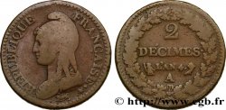 2 décimes Dupré 1796 Paris F.145/1 TB18 