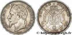 5 francs Napoléon III, tête laurée 1869 Paris F.331/14 VF 