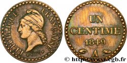 Un centime Dupré, IIe République 1849 Paris F.101/2 TB+ 