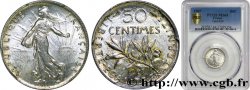 50 centimes Semeuse 1907 Paris F.190/14 SPL64 PCGS