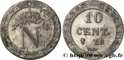 10 cent. à l N couronnée 1808 Strasbourg F.130/4 SUP58 