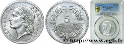 5 francs Lavrillier, aluminium 1946 Castelsarrasin F.339/8 SPL63 PCGS