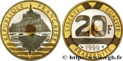 20 francs Mont Saint-Michel, BE (Belle Épreuve) 1999 Pessac F.403/15 var.