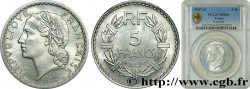 5 francs Lavrillier, aluminium 1947 Beaumont-Le-Roger F.339/11 SPL64 PCGS