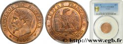 Deux centimes Napoléon III, tête nue 1857 Lille F.107/51