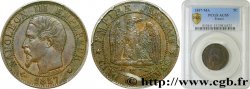 Cinq centimes Napoléon III, tête nue 1857 Marseille F.116/42