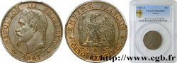 Cinq centimes Napoléon III, tête laurée 1863 Paris F.117/10