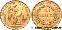 20 francs or Génie, Troisième République 1897 Paris F.533/22 AU55 