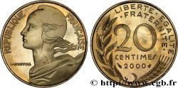 20 centimes Marianne, BE (Belle Épreuve) 2000 Pessac F.156/45 var.